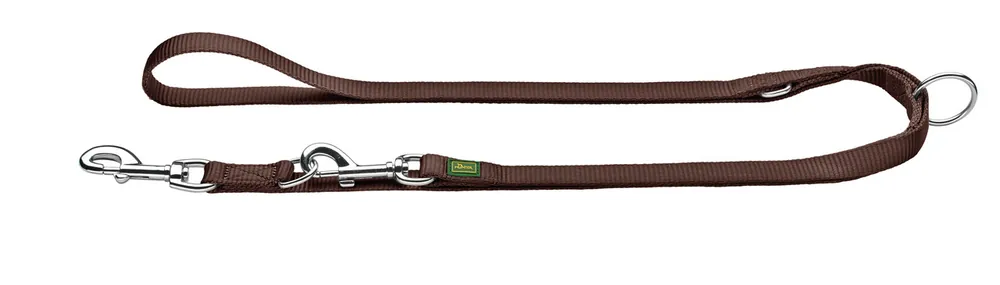 Beliebt HUNTER Verstellbare Führleine Nylon 25/200 braun